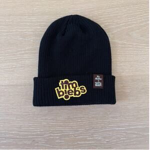 Tim Horton x Justin Bieber Beanie Hat Black Yellow Brown